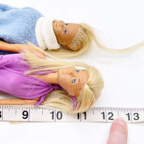 Barbie Vintage 1966 Dolls Lot Of 2 Blonde Hair Damage And Flaws Twist Turn Waist - Picture 8 of 16
